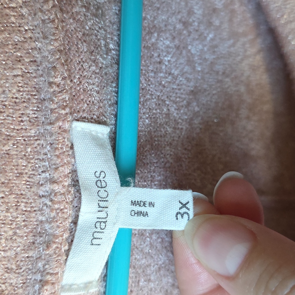 Maurices Blush Lace Accent Sweatshirt - Picture 4 of 4